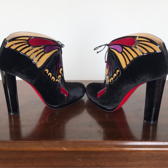 Mariposa 120 Velvet Christian Louboutin bootie, size 39 - Picture 7 of 7